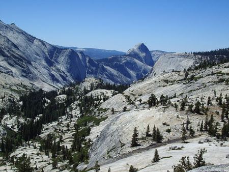 Olmsted Point - Vue sur le Half Dome Olmsted Point - Vue sur le Half Dome